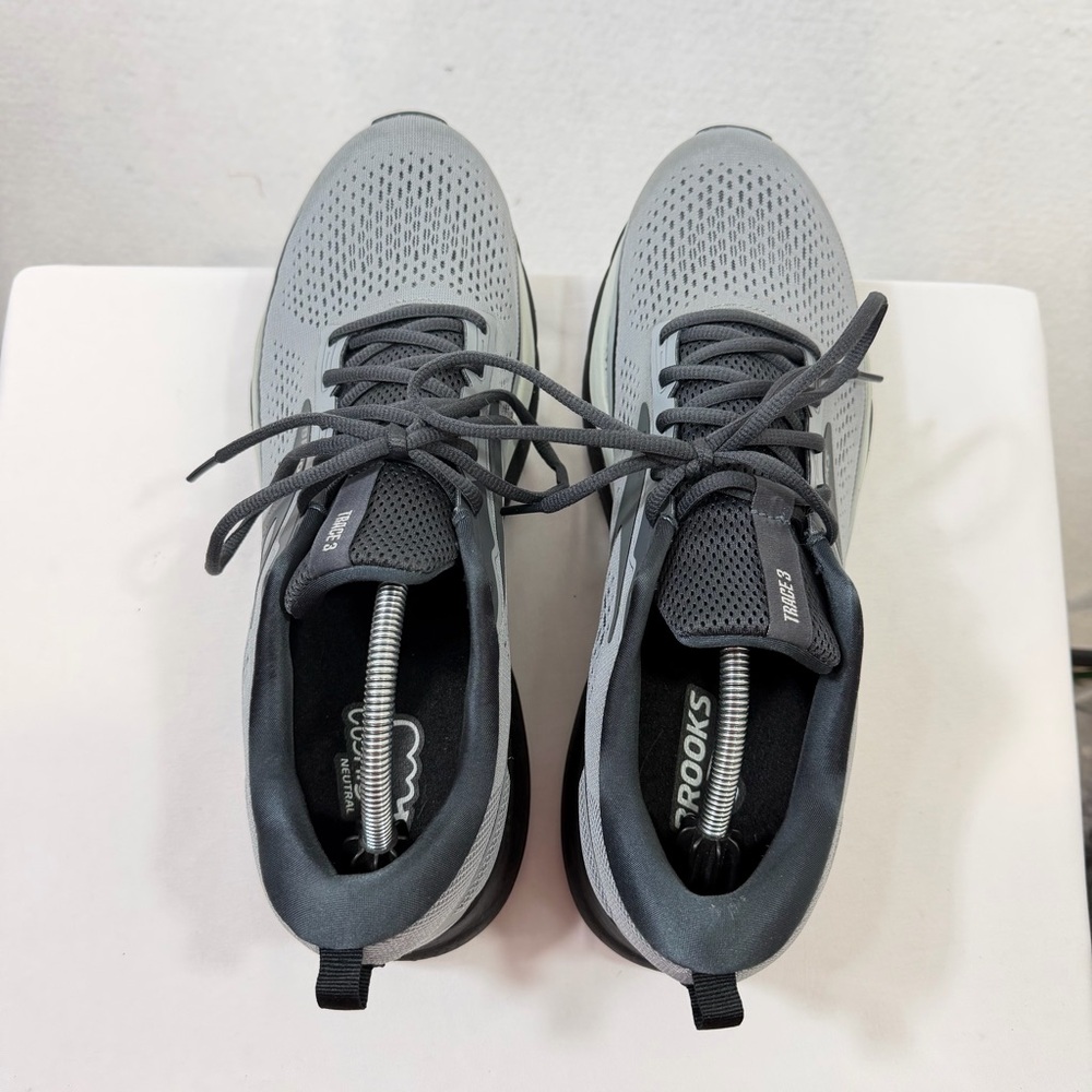 Brooks Trace 3 Mens Sz 13 Medium D Grey Running Shoes Sneakers 1104121D049 - Picture 2 of 8